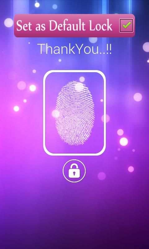 FingerPrint Prank ScreenLock скриншот 1