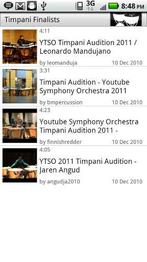 YouTube Symphony Orchestra screenshot 2