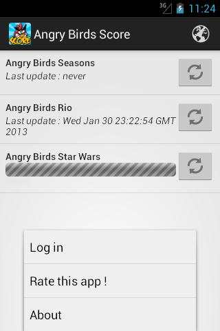 Angry Birds Score स्क्रीनशॉट 1