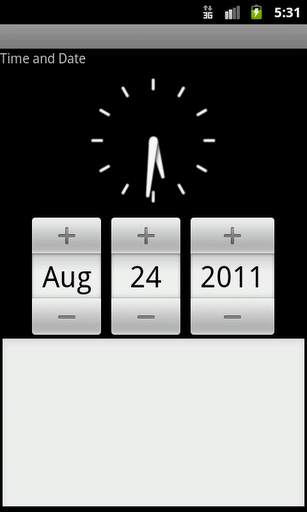 Time and Date screenshot 1