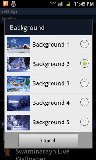 Galaxy S3 Snowfall LWP screenshot 4