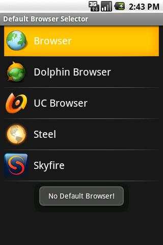 Default Browser Selector(free) screenshot 2