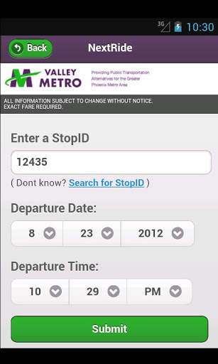 Valley Metro Mobile Launcher screenshot 4