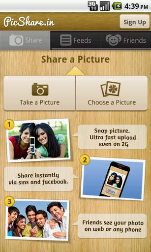 PicShare.in - Photo Sharing screenshot 1