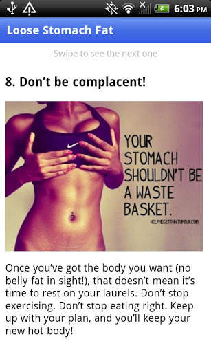42 Ways to Loose Stomach Fat screenshot 3