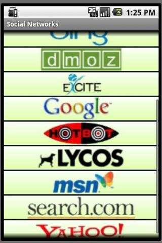 Search Engines screenshot 1
