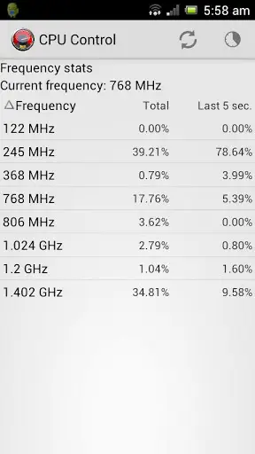 CPU Control screenshot 3