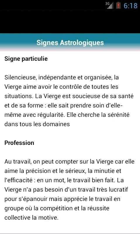 Signes Astrologiques screenshot 2