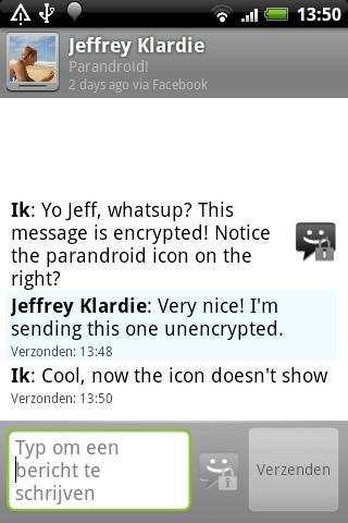 (2.0+) Parandroid Messaging screenshot 1
