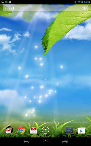 Green Leaf Wallpaper screenshot 2