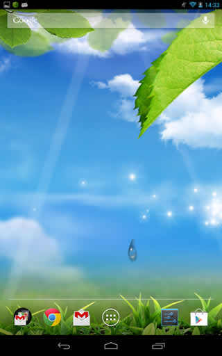 Green Leaf Wallpaper screenshot 1