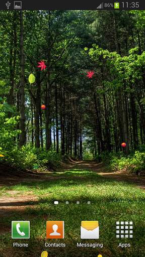 Forest Live Wallpaper 2 تصوير الشاشة