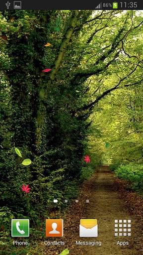 Forest Live Wallpaper 3 تصوير الشاشة