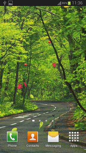 Forest Live Wallpaper 5 تصوير الشاشة