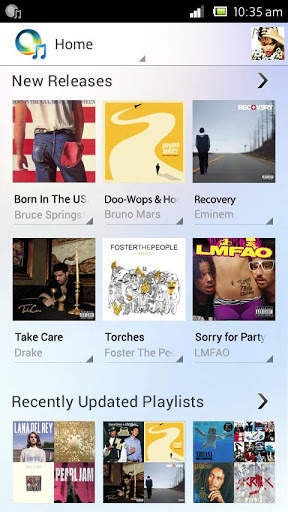 Music Unlimited Mobile App screenshot 1