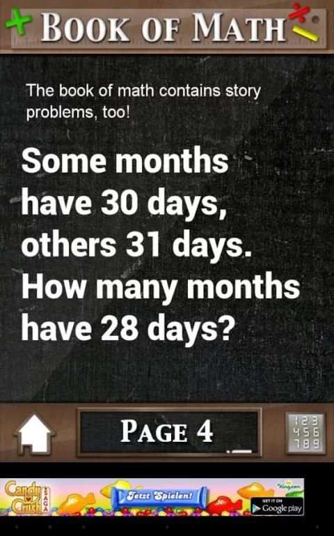 Book of Math स्क्रीनशॉट 2