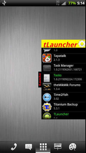tLauncher BETA screenshot 2