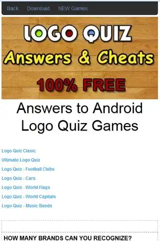 Logo Quiz Answers APK (Android Game) - Free Download