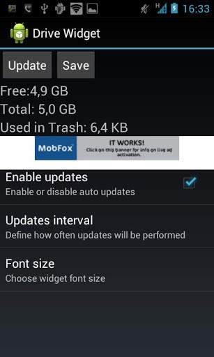 Drive Widget for Google Drive screenshot 2