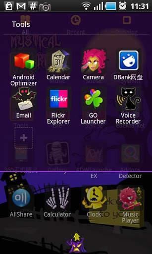 Mystical Cartoon GO Launcher screenshot 4