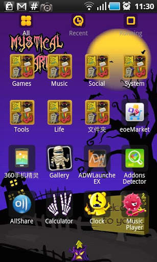 Mystical Cartoon GO Launcher screenshot 2