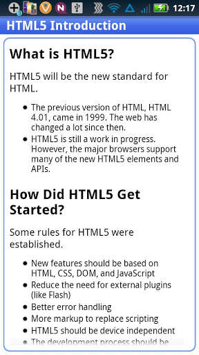 HTML 5 screenshot 2