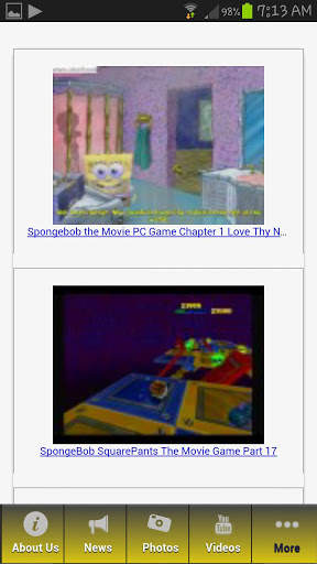 Spongebob Games Lovers screenshot 2
