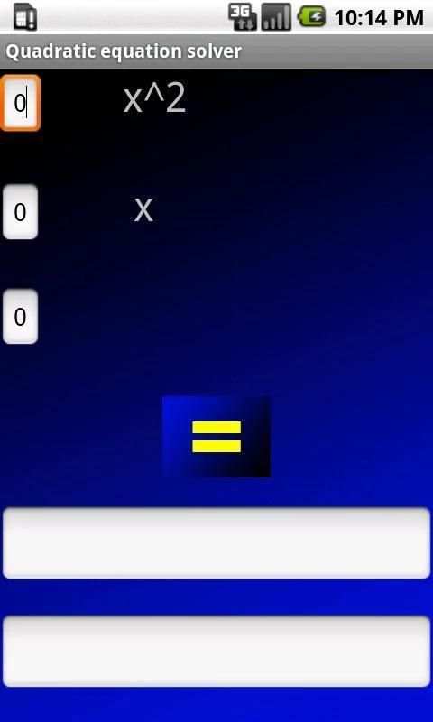 Quadratic equation solver 2 تصوير الشاشة