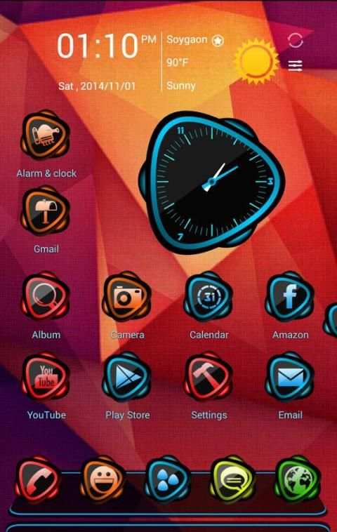 PrimeHD Next Launcher 3D Theme screenshot 9