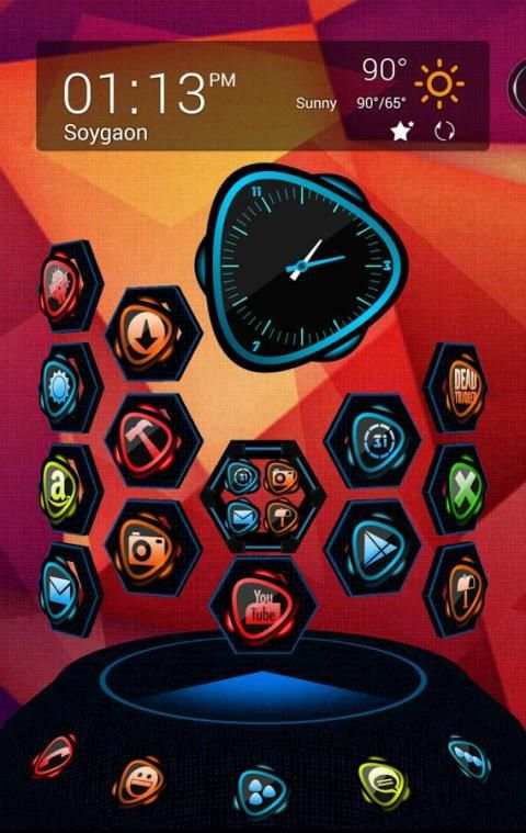 PrimeHD Next Launcher 3D Theme screenshot 4