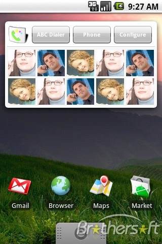 Contact Widget ABC Dialer Lite screenshot 1