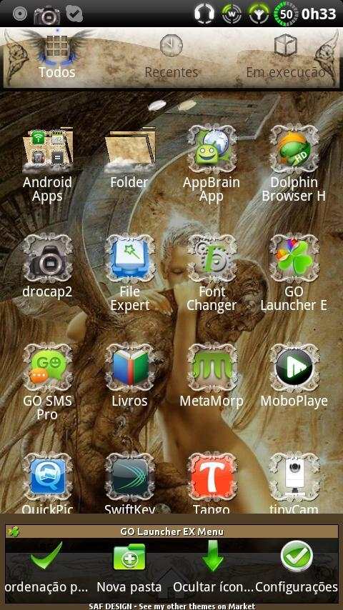 ArchAngel Theme GO Launcher EX screenshot 2