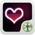 Red heart Theme GO Locker on 9Apps