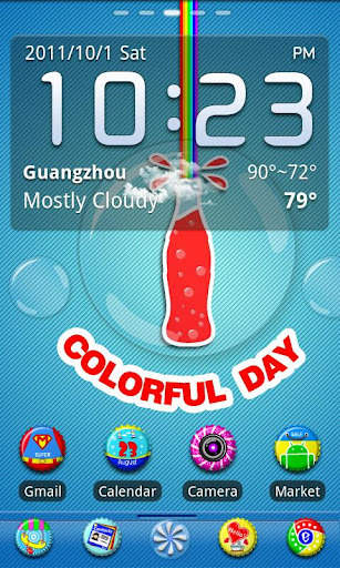 Cool Summer GO Launcher Theme screenshot 1