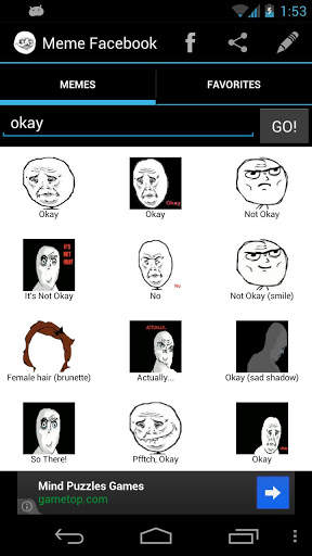 Meme Facebook screenshot 3