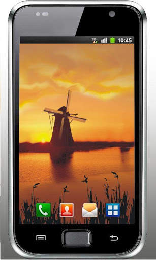 Sunset Windmill Live Wallpaper screenshot 2