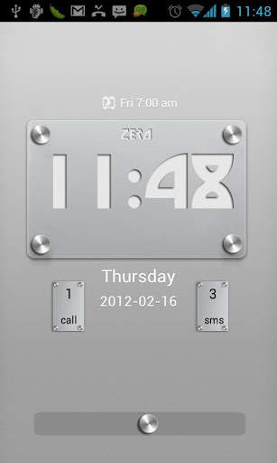 ZMetal GOLockerTheme screenshot 2