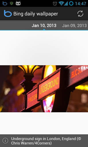 Bing daily wallpaper screenshot 2