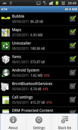 Android Task Killer Free screenshot 4
