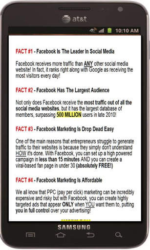 Facebook Bullseye screenshot 1