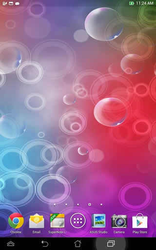 Bubbles Live Wallpaper स्क्रीनशॉट 3