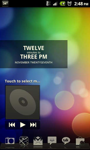 Black Glass ADW Theme screenshot 3