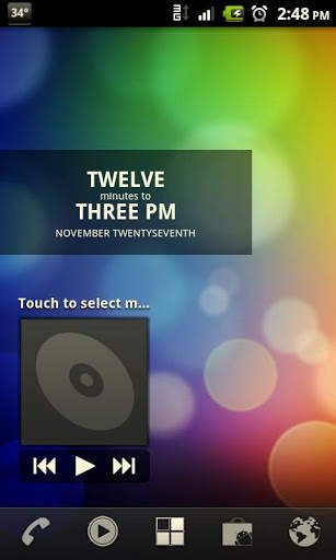 Black Glass ADW Theme screenshot 1