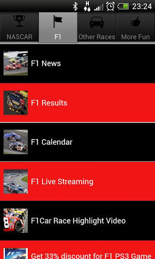 NASCAR Schedule F1 News&amp;Result screenshot 3