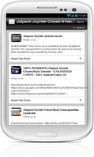 Jetpack Joyride Cheats N Hacks screenshot 1