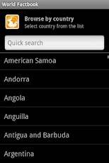 World Factbook Pro screenshot 1