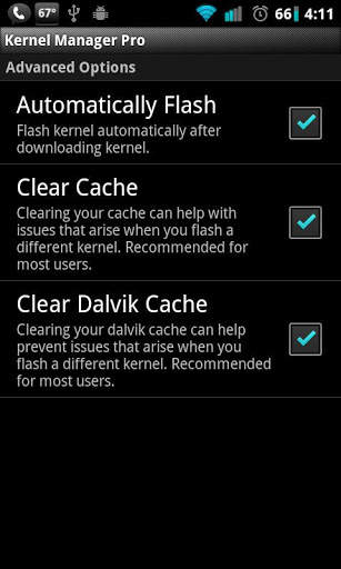 Kernel Manager Lite screenshot 4