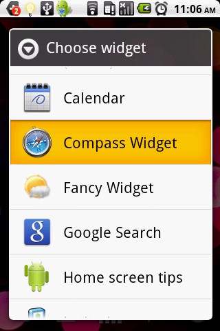 Compass Widget screenshot 2