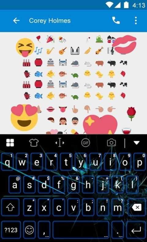 Space Car Emoticons Keyboard 2 تصوير الشاشة