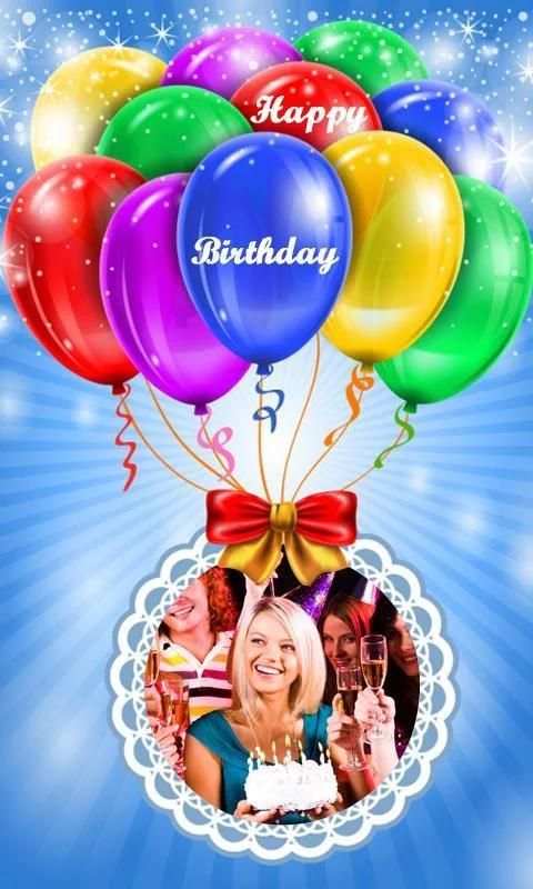 Birthday Photo Frame स्क्रीनशॉट 1